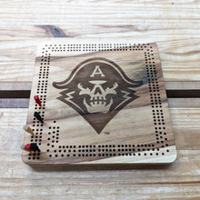 Load image into Gallery viewer, Customizable Cribbage Board Add Sports Team College Engraving, Includes Pegs!