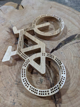 Load image into Gallery viewer, Customizable Bike Cribbage Cycling Bicycle - Pegs Included!