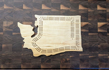 Load image into Gallery viewer, Washington State WA Cribbage Board, Includes Pegs!