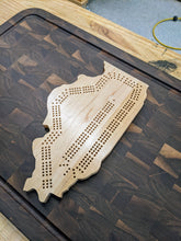 Load image into Gallery viewer, Illinois State IL Cribbage Board, Includes Pegs!