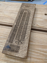Load image into Gallery viewer, Customizable Live Edge Cribbage Board - Pegs Included!