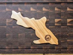 Michigan Upper Peninsula State MI Travel Cribbage Board, Storage Inside!, Includes Cards and Pegs!