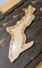 Load image into Gallery viewer, Michigan Upper Peninsula State MI Cribbage Board, Includes Pegs!