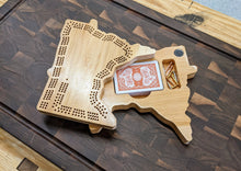 Load image into Gallery viewer, Minnesota State MN Travel Cribbage Board, Storage Inside!, Includes Cards and Pegs!
