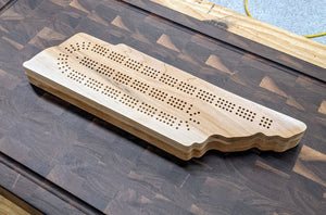 Tennessee State TN Travel Cribbage Board, Storage Inside!, Includes Cards and Pegs!