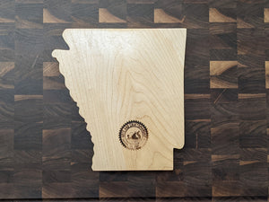 Arkansas State AR Cribbage Board, Includes Pegs!