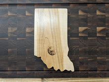 Load image into Gallery viewer, Indiana State IN Travel Cribbage Board, Storage Inside!, Includes Cards and Pegs!