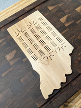 Load image into Gallery viewer, Indiana State IN Cribbage Board, Includes Pegs!