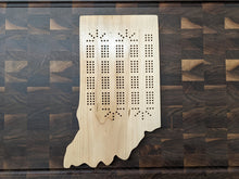 Load image into Gallery viewer, Indiana State IN Cribbage Board, Includes Pegs!