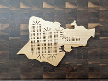 Load image into Gallery viewer, Oahu Island Hawaii HI Cribbage Board, Includes Pegs!
