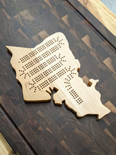 Load image into Gallery viewer, Oahu Island Hawaii HI Cribbage Board, Includes Pegs!