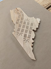 Load image into Gallery viewer, Maine State ME Cribbage Board, Includes Pegs!