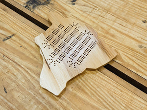 Hawaii Big Island HI Cribbage Board, Includes Pegs!
