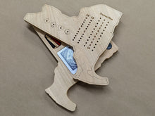 Load image into Gallery viewer, New York State NY Travel Euchre Score Keeping Board, Storage Inside! Includes Cards and Pegs!