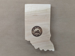 Indiana State IN Travel Euchre Score Keeping Board, Storage Inside! Includes Cards and Pegs!