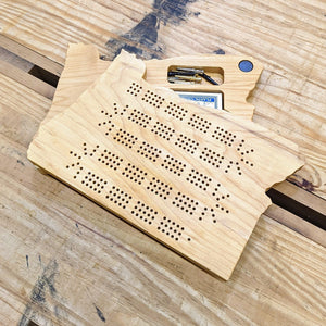 Oregon State OR Travel Cribbage Board, Storage Inside!, Includes Cards and Pegs!