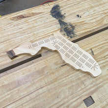 Load image into Gallery viewer, Florida State FL Cribbage Board, Includes Pegs!